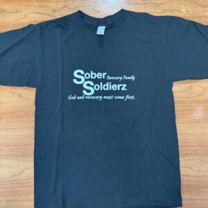 Sober Soldierz Tshirt-Extra Extra Extra Large(3XL)